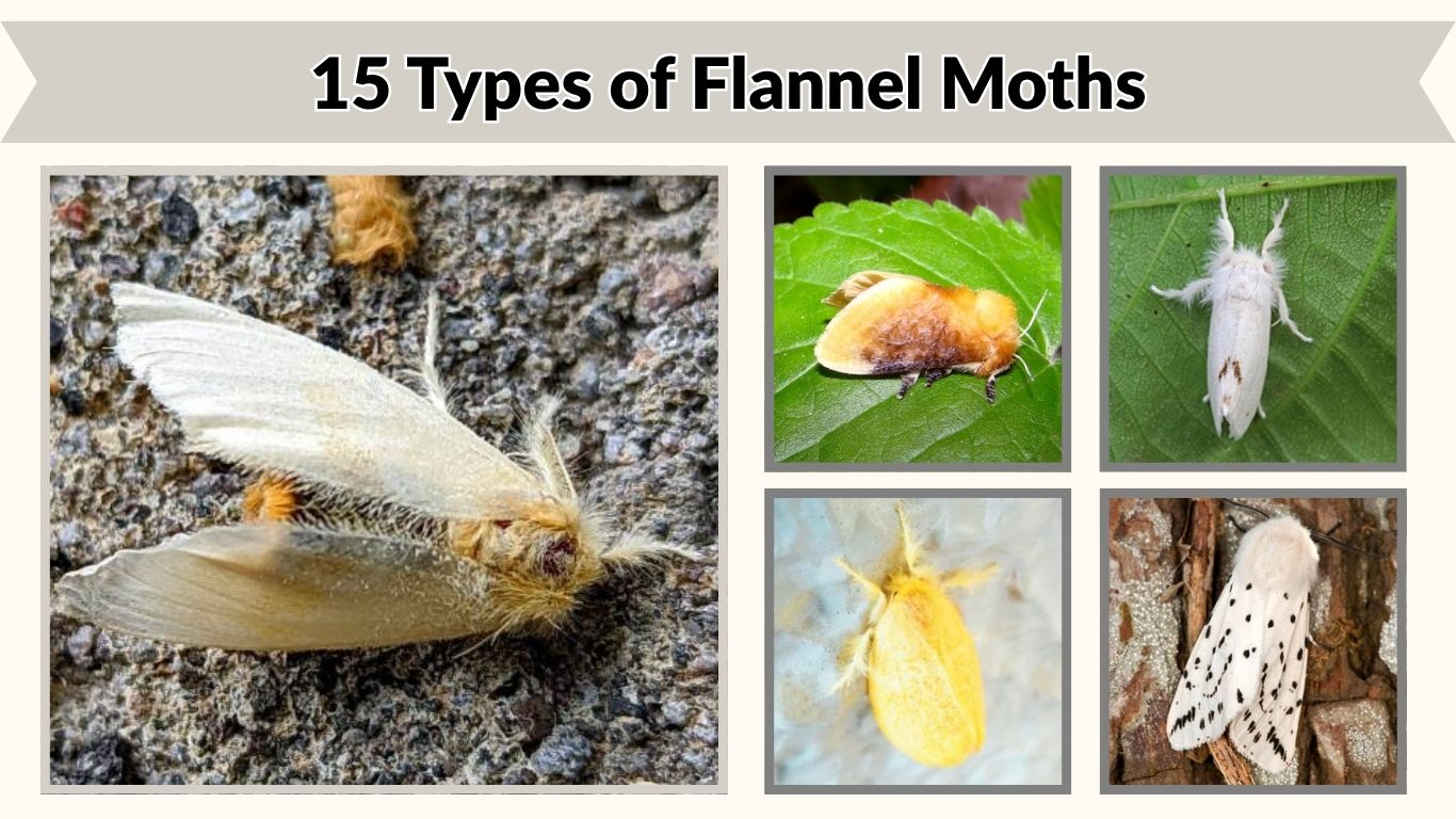 15 Types of Flannel Moths: Identification with Pictures