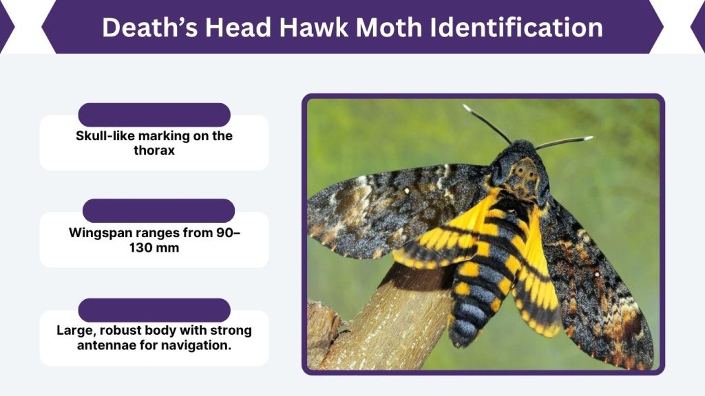 Death’s Head Hawk Moth Identification and Appearance