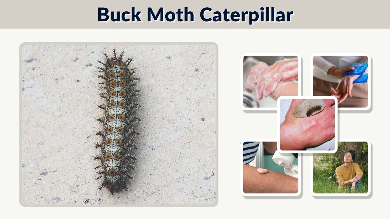 Buck Moth Caterpillar: Sting, Treatment and Control