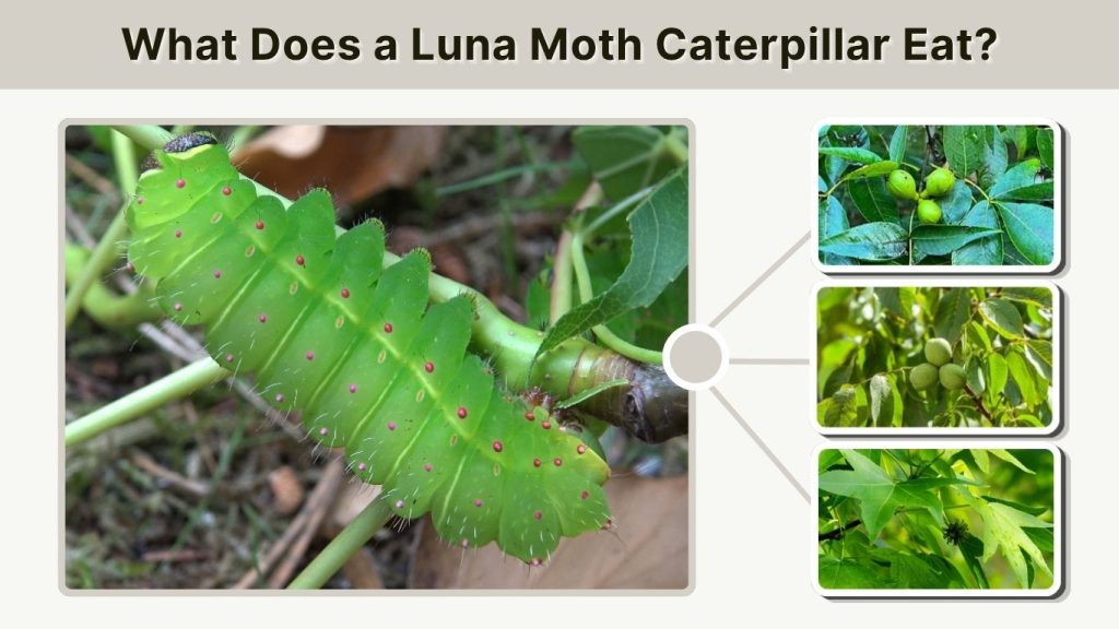 What Does a Luna Moth Caterpillar Eat?
