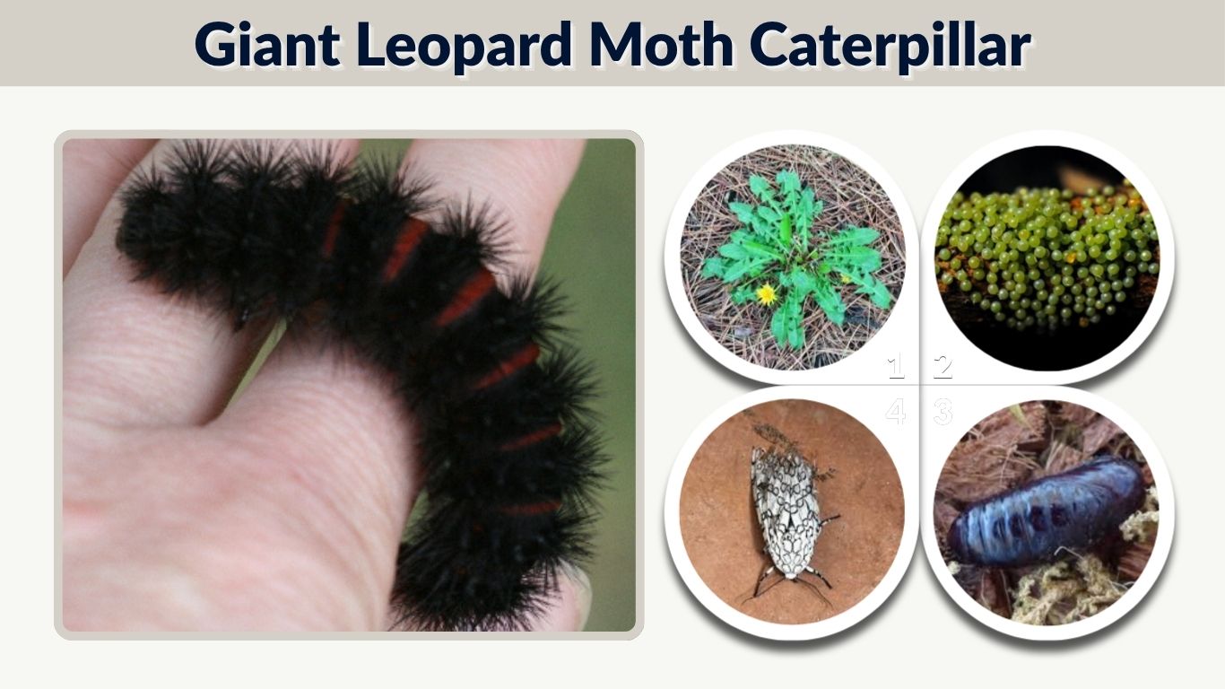 Giant Leopard Moth Caterpillar: Diet, Life Cycle & Safety