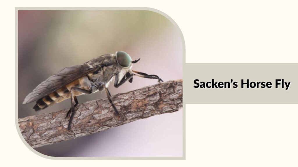  Sacken’s Horse Fly