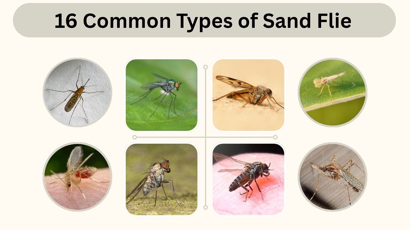 16 Common Types of Sand Flies: Species, Habitat, ID with Pictures