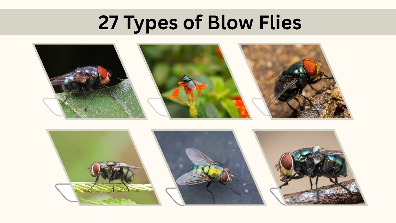 27 Types of Blow Flies: Identification, Habitat and Diet