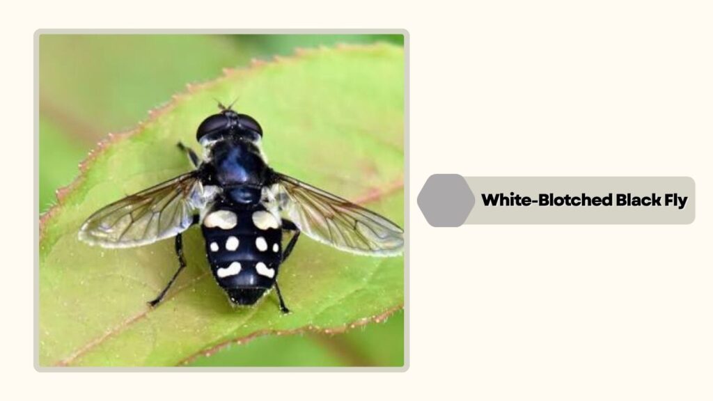 White-Blotched Black Fly
