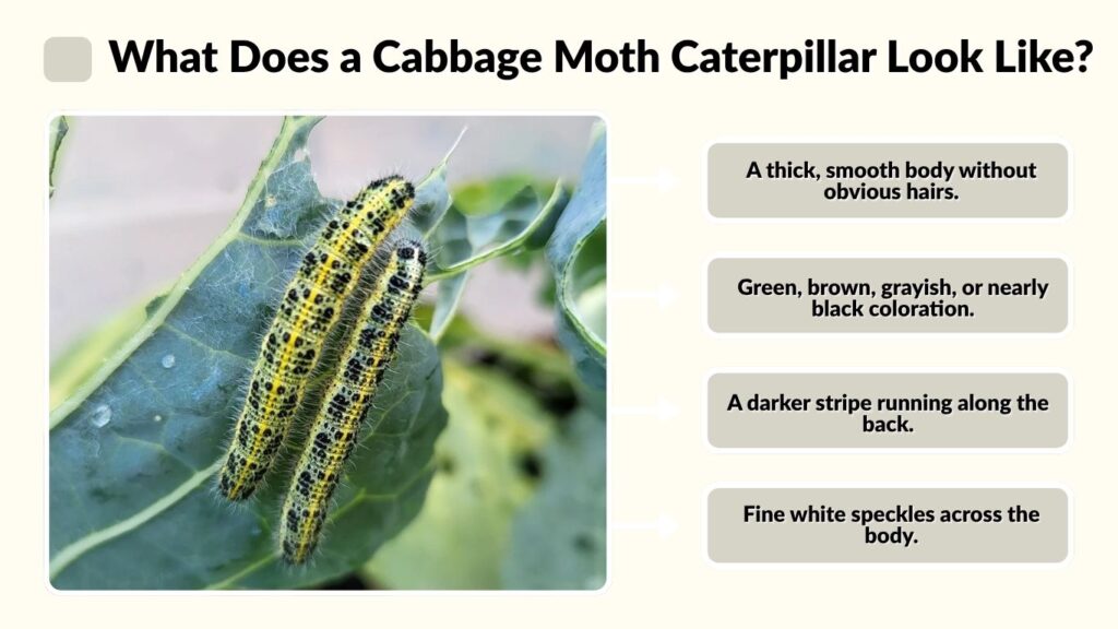 What Does a Cabbage Moth Caterpillar Look Like?