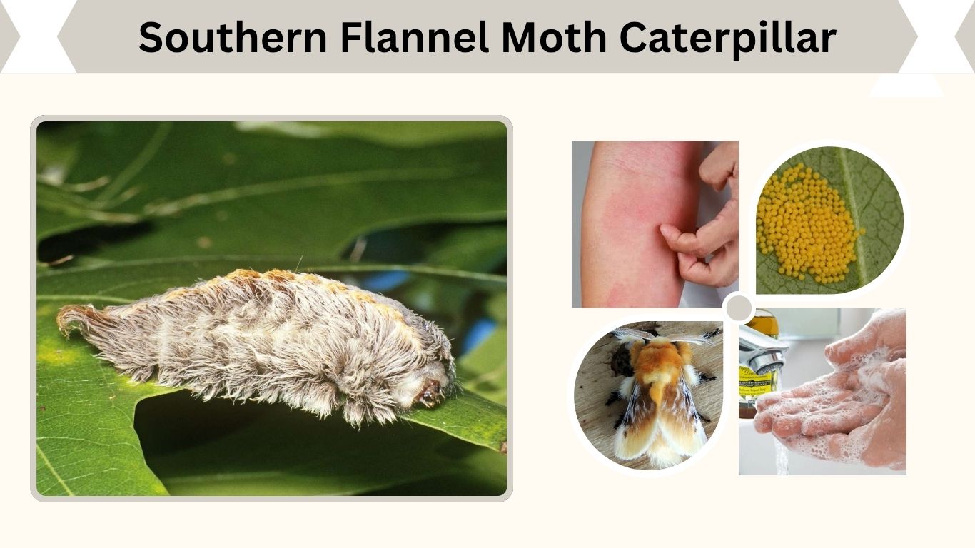 Southern Flannel Moth Caterpillar: Sting, Range & Treatment