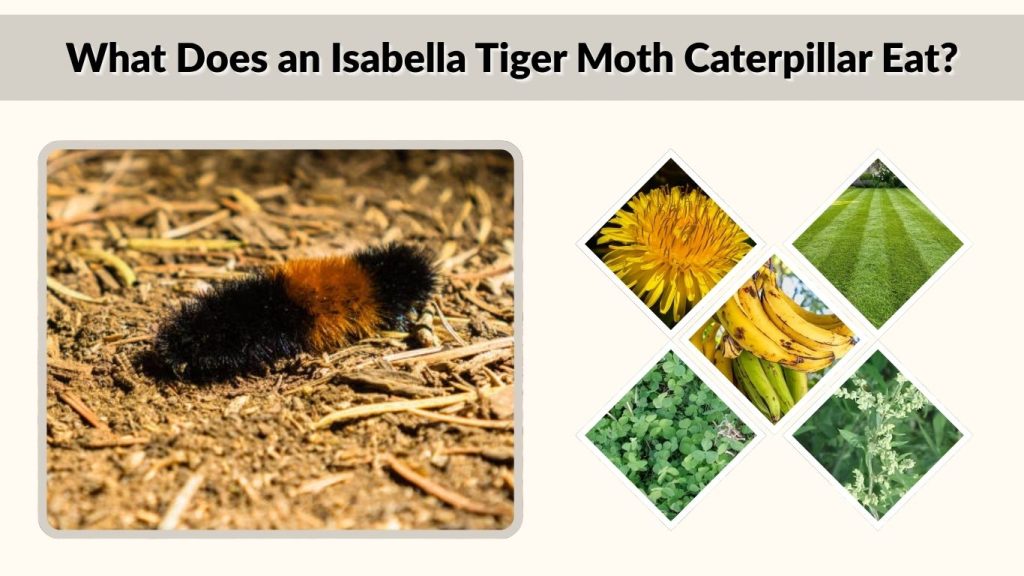 What Does an Isabella Tiger Moth Caterpillar Eat?