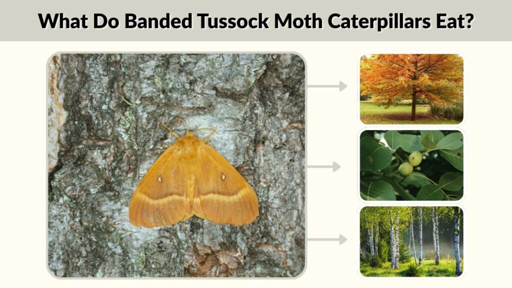 What Do Banded Tussock Moth Caterpillars Eat?
