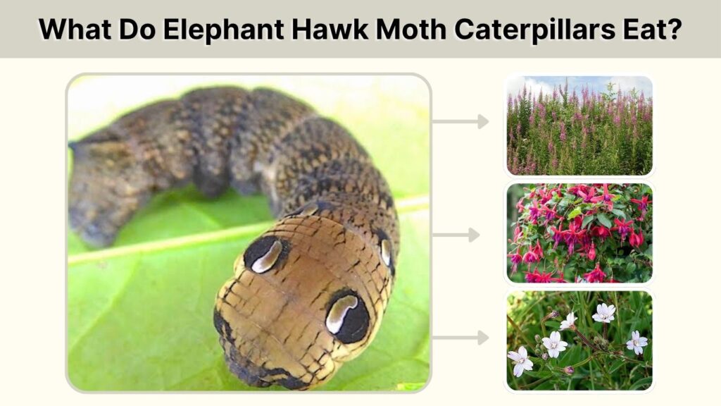 What Do Elephant Hawk Moth Caterpillars Eat?