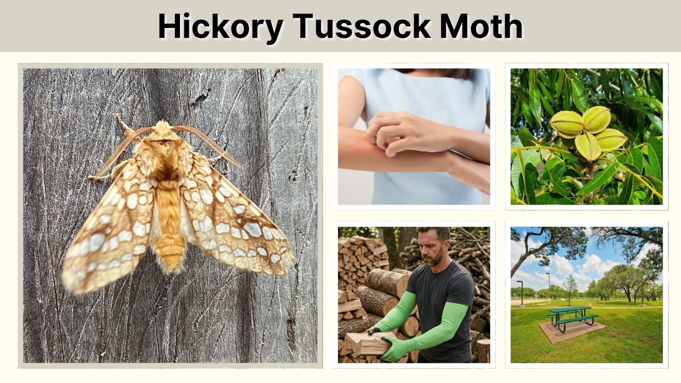 Hickory Tussock Moth: Identification, Rash and Life Cycle