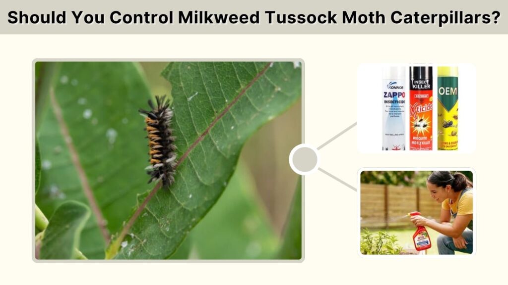 Should You Control Milkweed Tussock Moth Caterpillars?