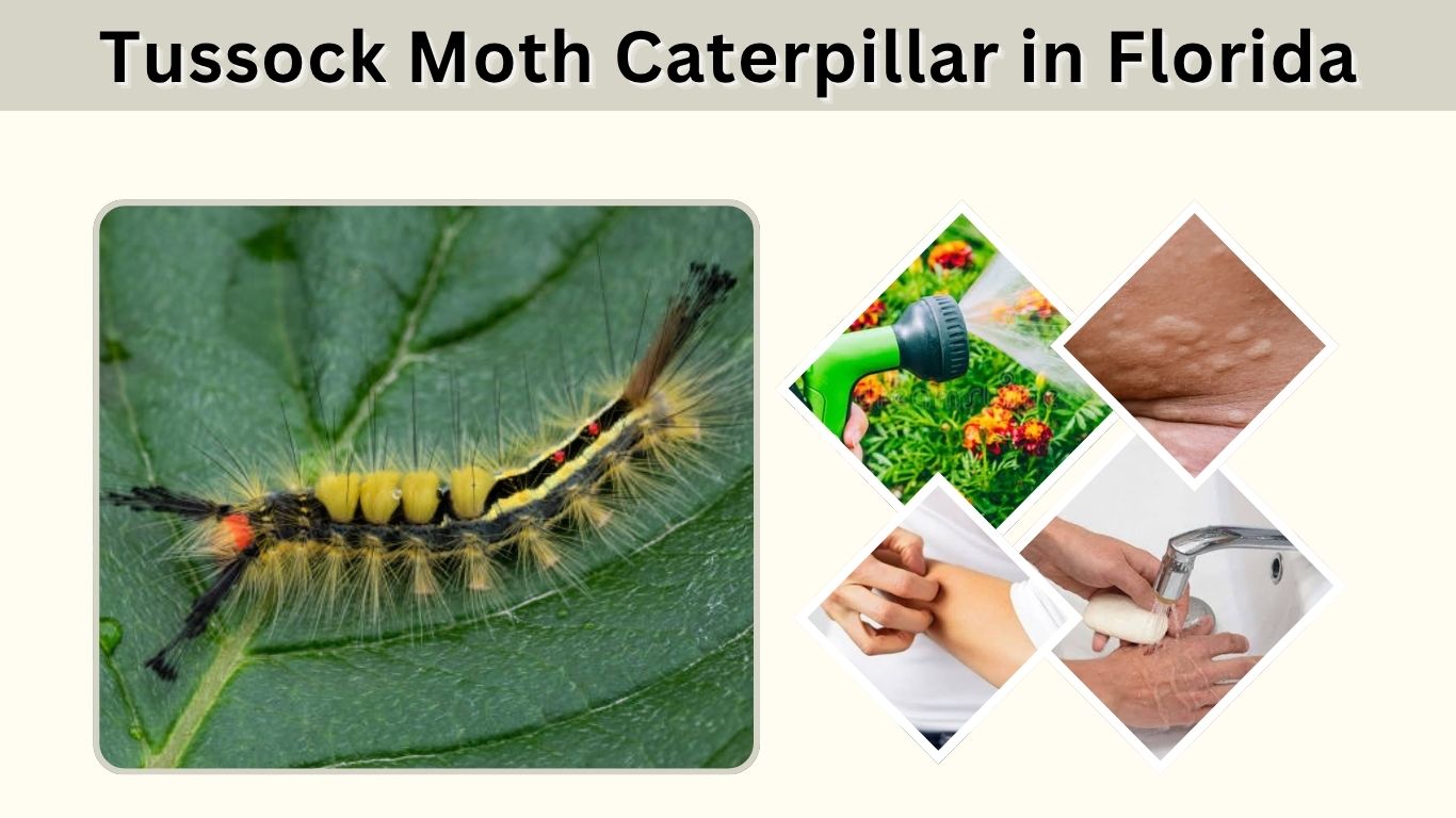 Tussock Moth Caterpillar in Florida: Rash, Season and Safety