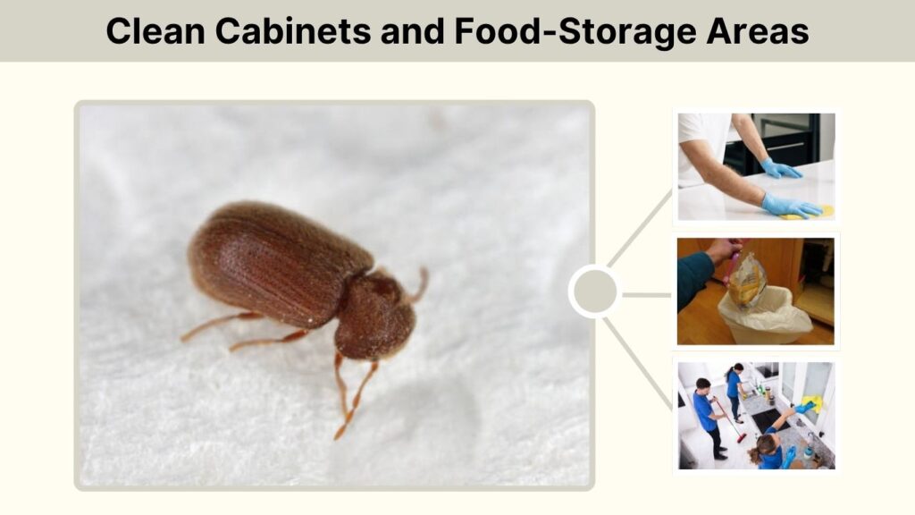 Clean Cabinets and Food-Storage Areas