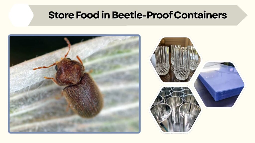 Store Food in Beetle-Proof Containers