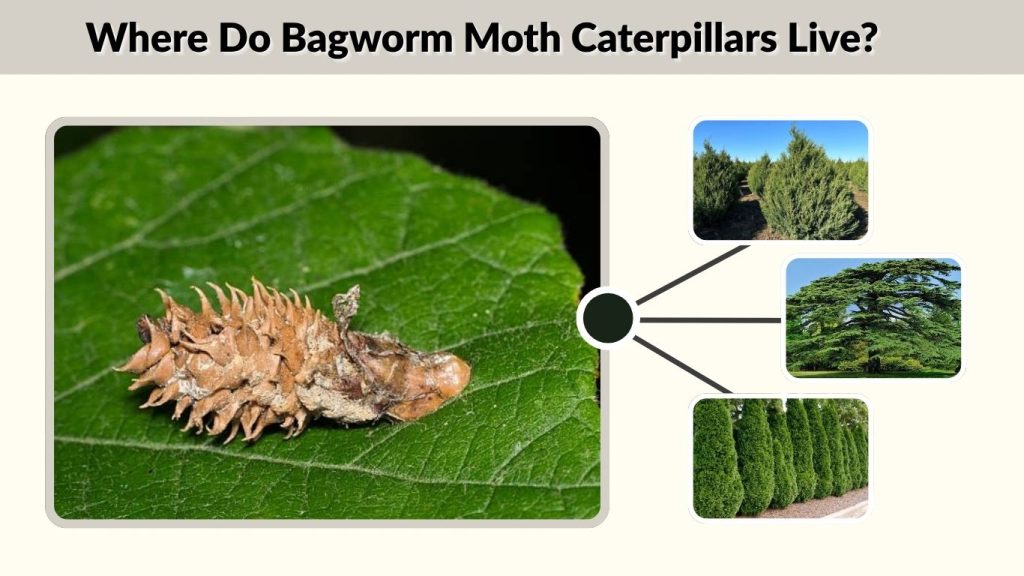 Where Do Bagworm Moth Caterpillars Live?