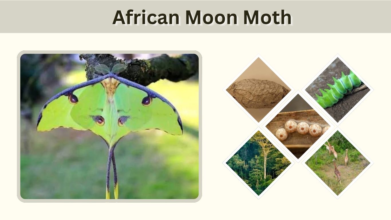 African Moon Moth: Identification, Caterpillar, Diet, and Life Cycle