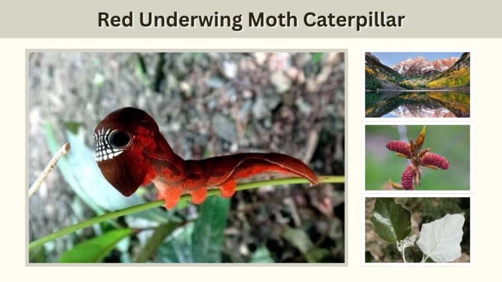 Red Underwing Moth Caterpillar