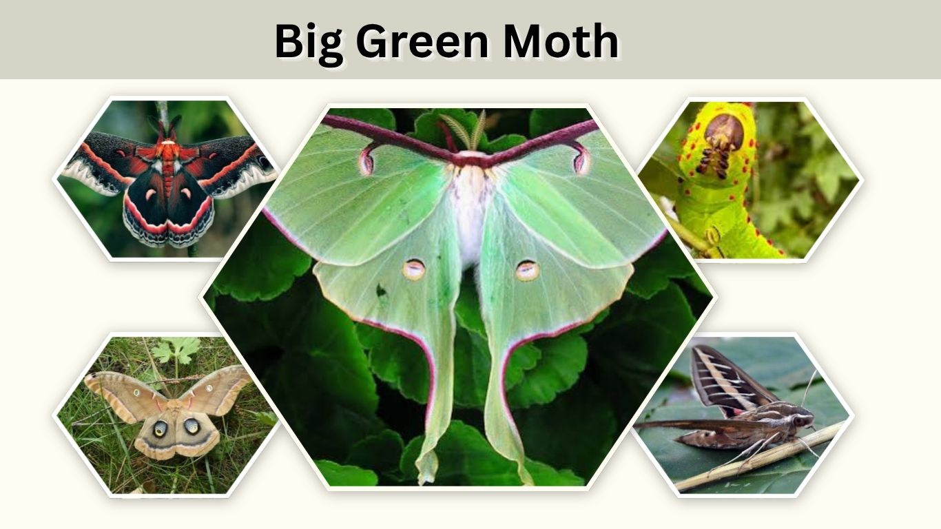 Big Green Moth: Identification, Size, and Caterpillar Guide