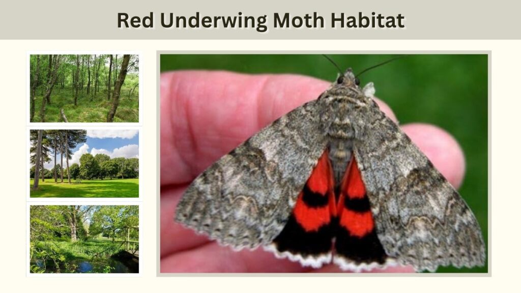 Red Underwing Moth Habitat