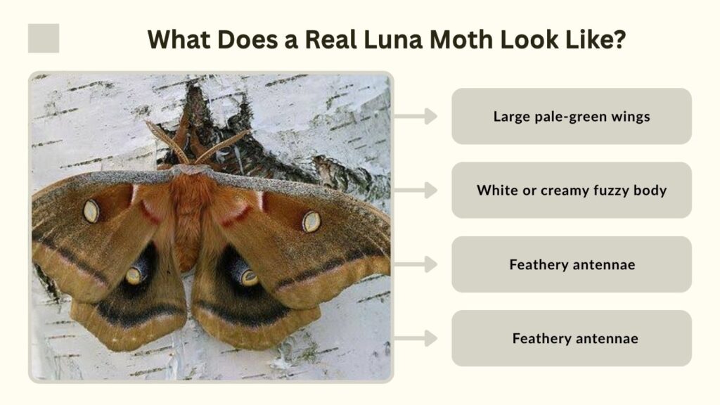 What Does a Real Luna Moth Look Like?