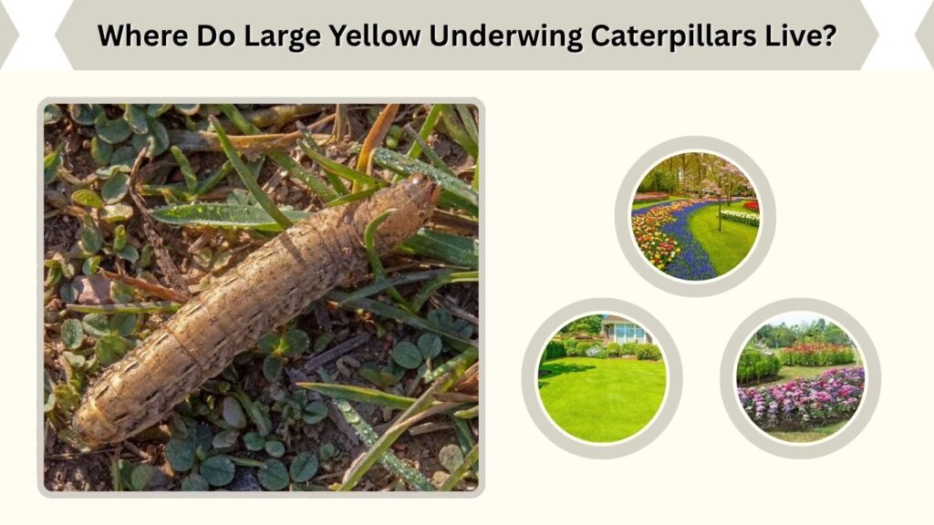 Where Do Large Yellow Underwing Caterpillars Live?
