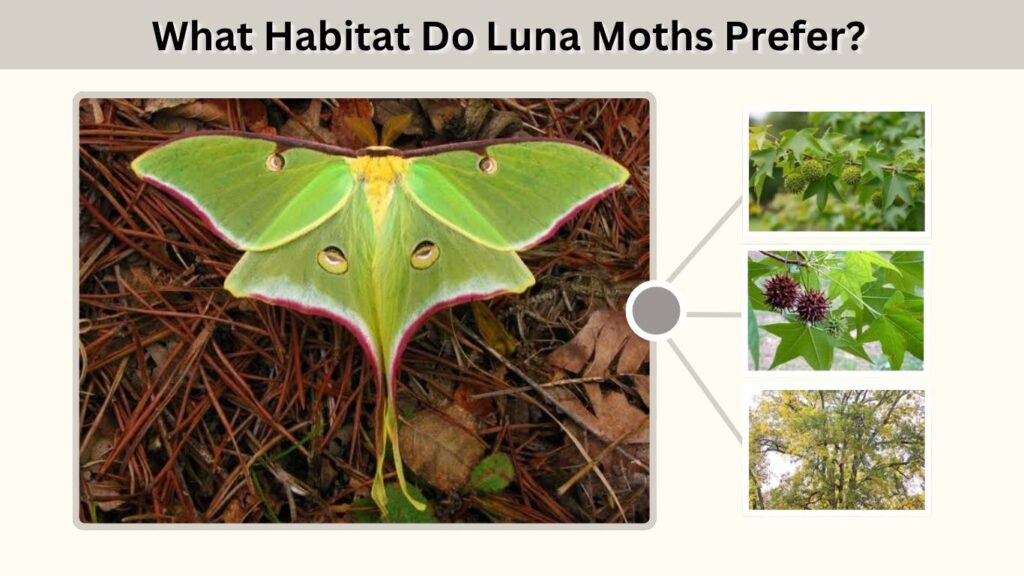 What Habitat Do Luna Moths Prefer?
