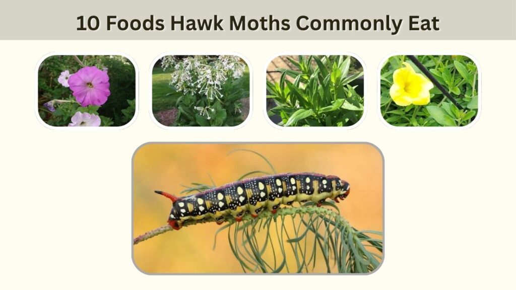 10 Foods Hawk Moths Commonly Eat