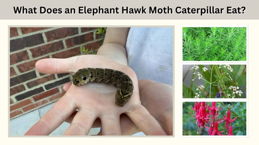 What Does an Elephant Hawk Moth Caterpillar Eat?