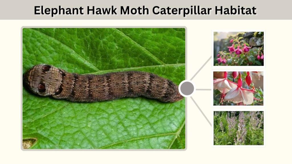 Elephant Hawk Moth Caterpillar Habitat