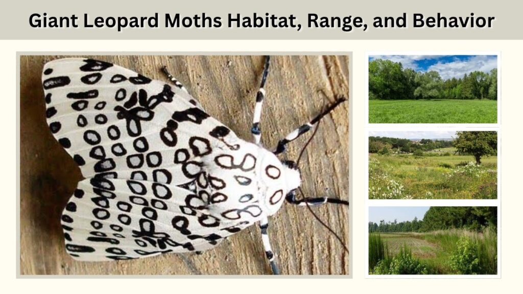 Giant Leopard Moths Habitat, Range, and Behavior