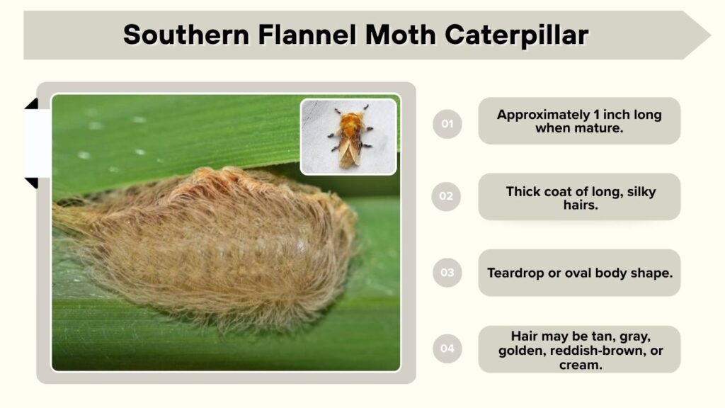 Southern Flannel Moth Caterpillar