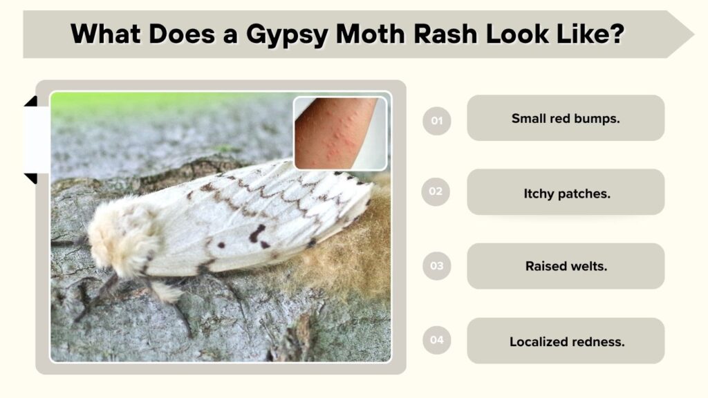 What Does a Gypsy Moth Rash Look Like?