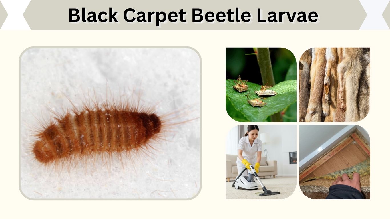 Black Carpet Beetle Larvae: Identification, Bites, and Control