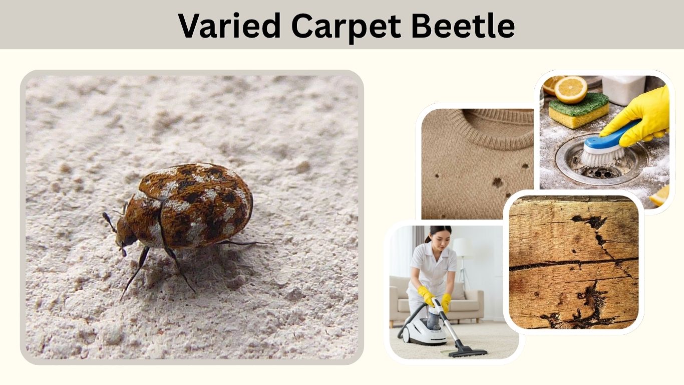 Varied Carpet Beetle: Identification, Bites, and Removal