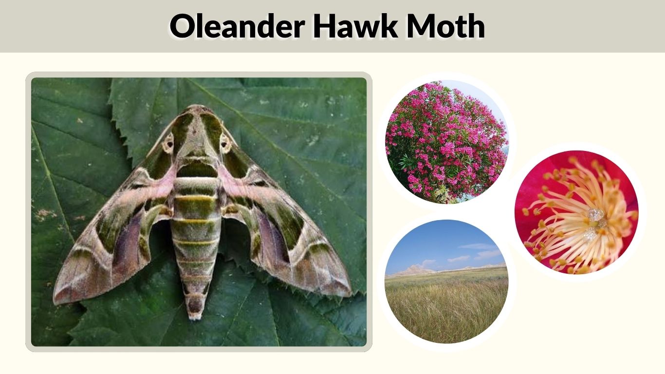Oleander Hawk Moth: Caterpillar, Size, Diet & Life Cycle