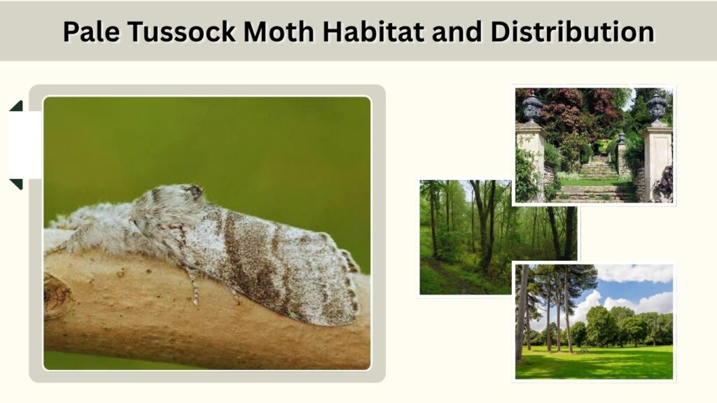 Pale Tussock Moth Habitat and Distribution
