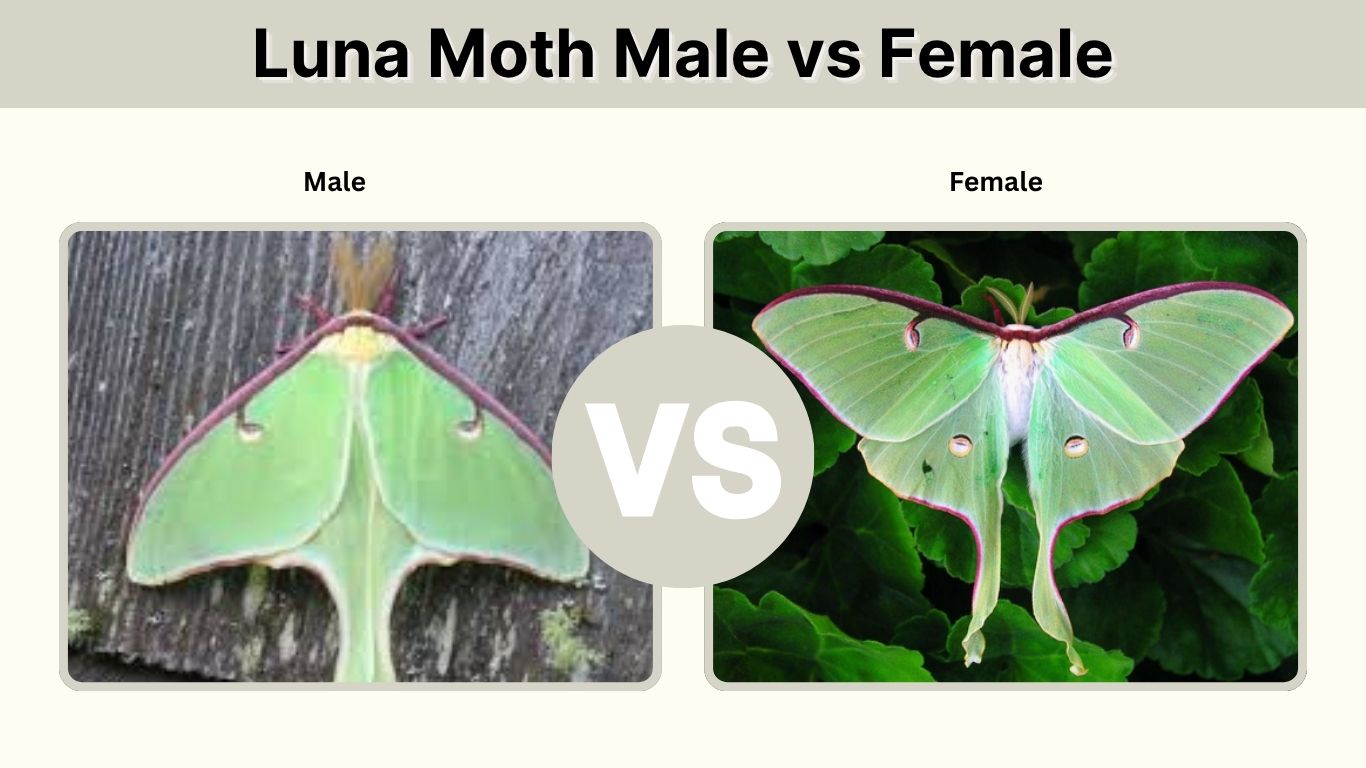Luna Moth Male vs Female: How to Tell the Difference