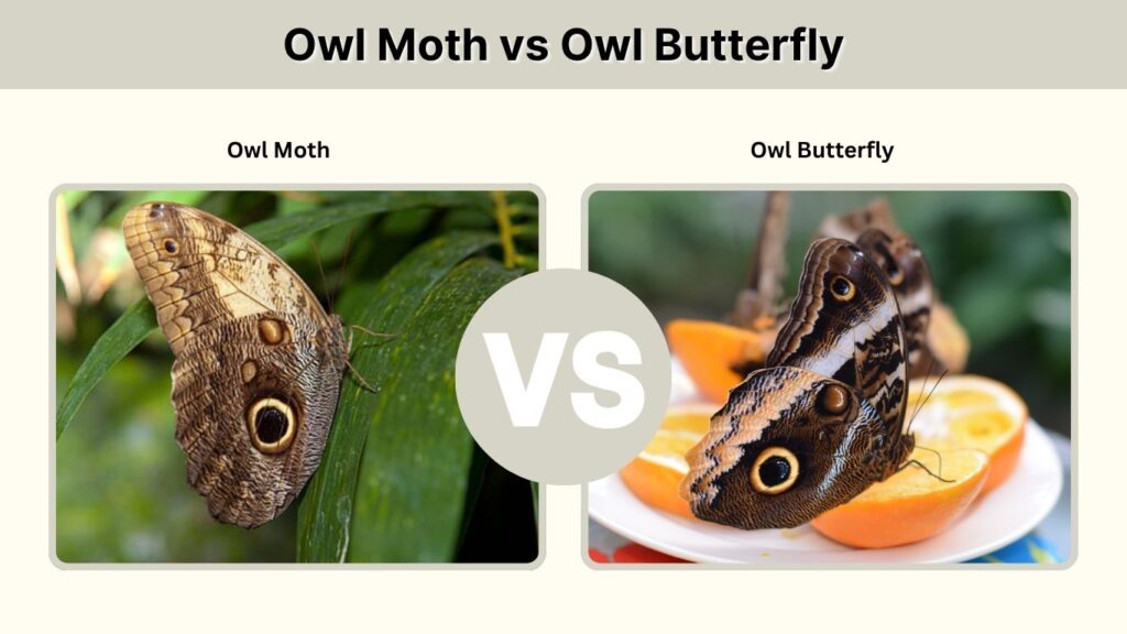 Owl Moth vs Owl Butterfly
