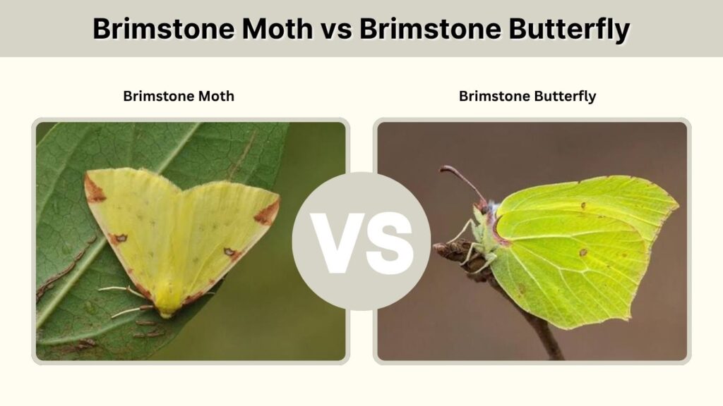 Brimstone Moth vs Brimstone Butterfly