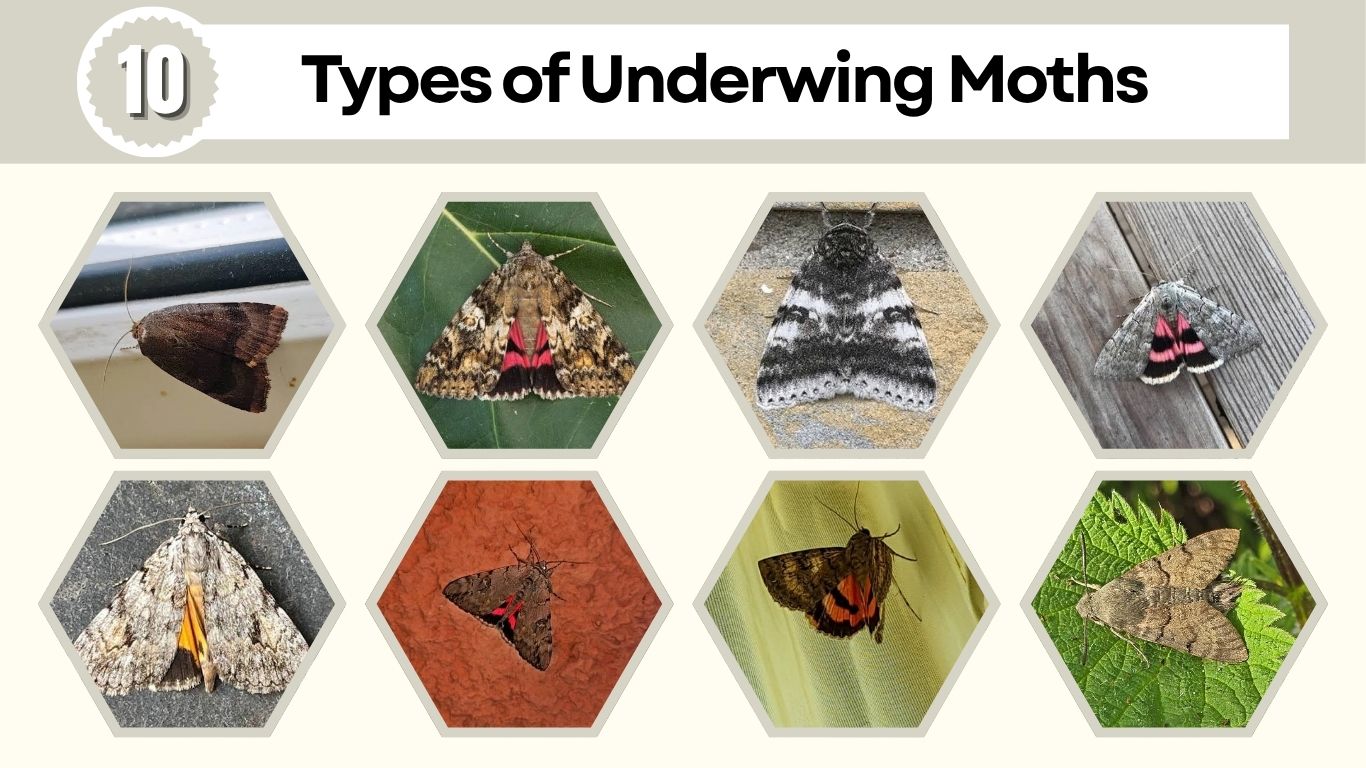 10 Types of Underwing Moths: Identification, Habitat and Facts