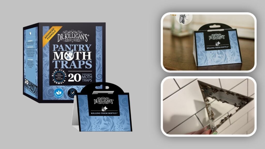 Dr. Killigan’s Premium Pantry Moth Traps – 20 Pack Blue