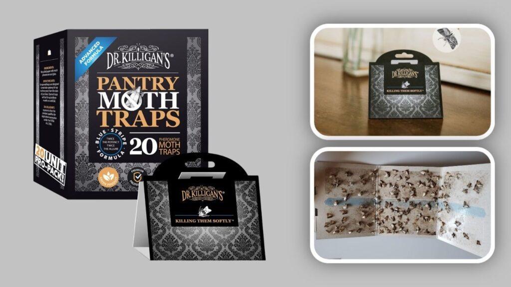 Dr. Killigan’s Pantry Moth Pheromone Traps – 20 Pack Black