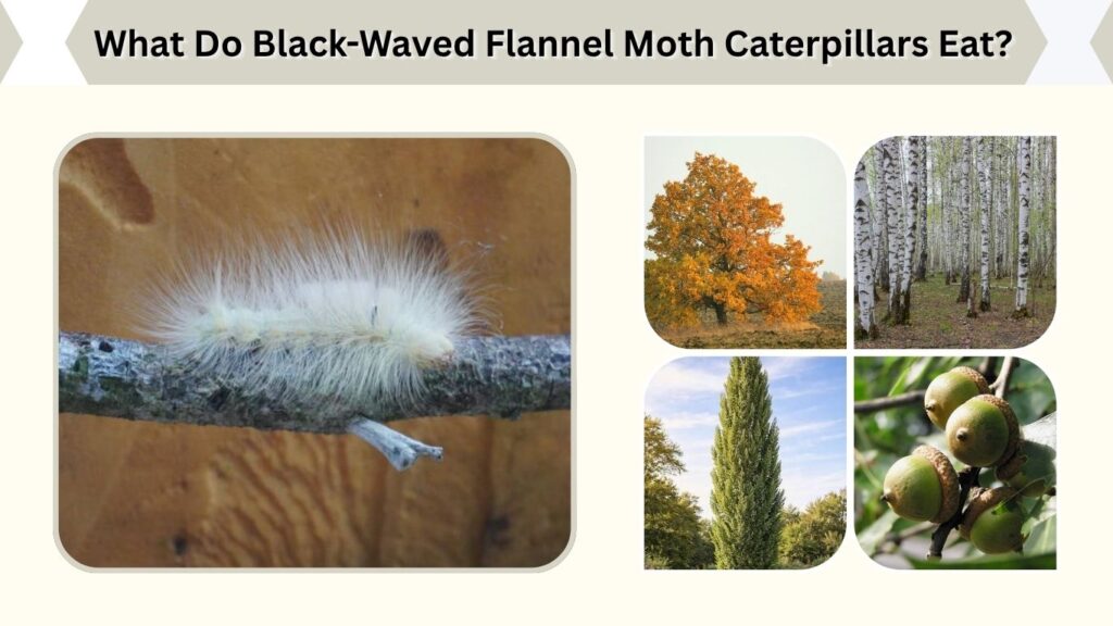 What Do Black-Waved Flannel Moth Caterpillars Eat?