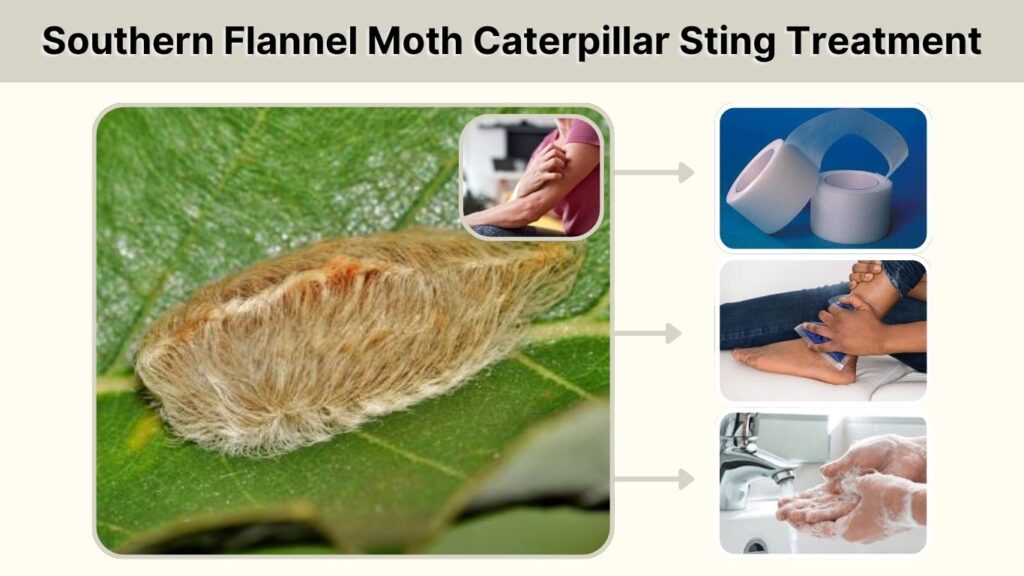 Southern Flannel Moth Caterpillar Sting Treatment