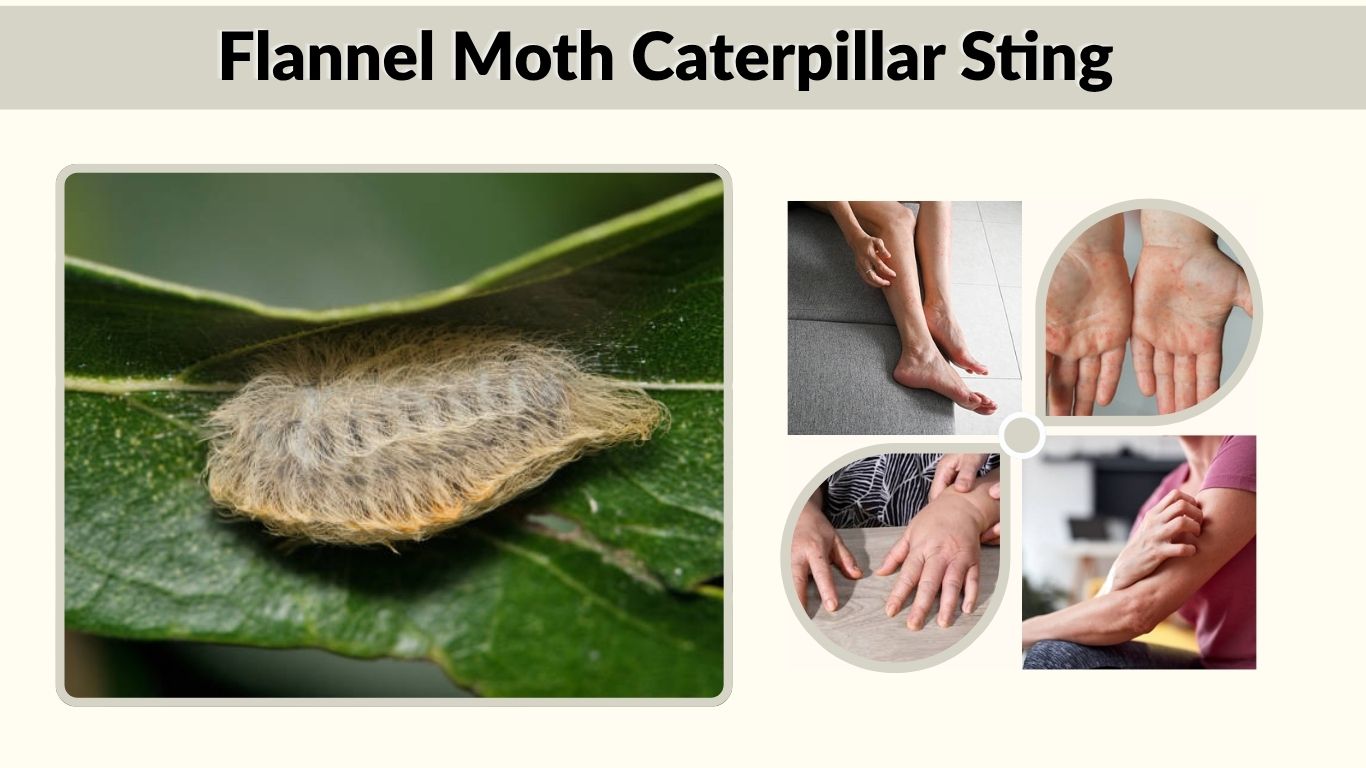 Flannel Moth Caterpillar Sting: Symptoms and Treatment