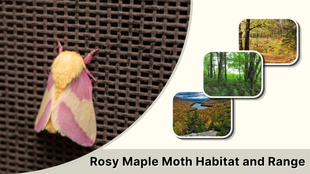 Rosy Maple Moth Habitat and Range