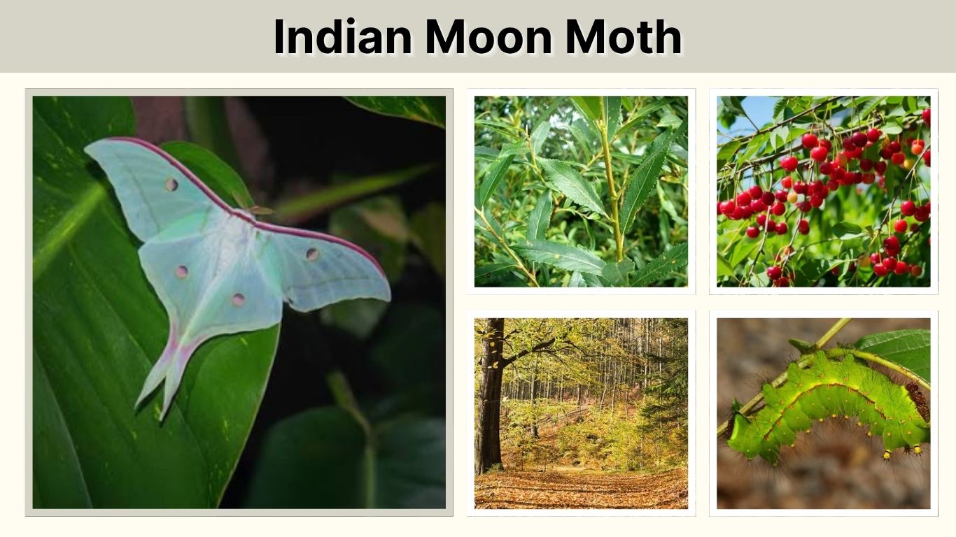 Indian Moon Moth: Habitat, Lifespan, Diet & Life Cycle