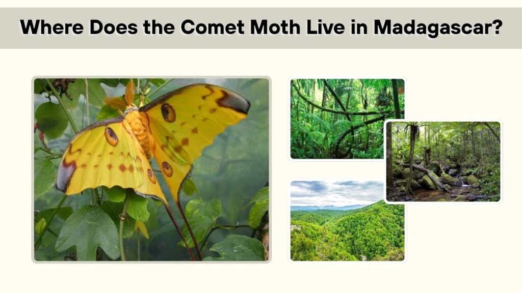 Where Does the Comet Moth Live in Madagascar?