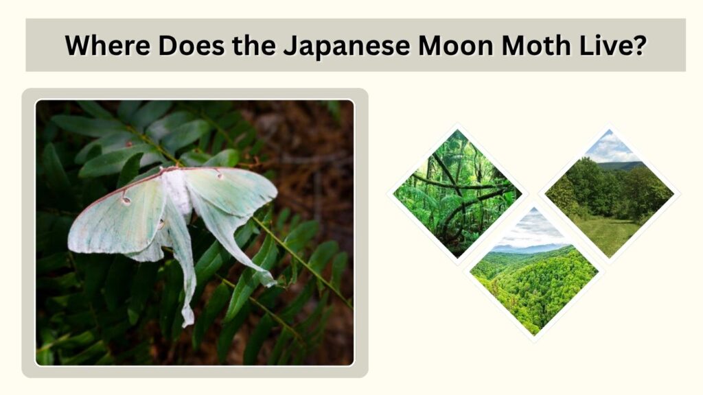 Where Does the Japanese Moon Moth Live?